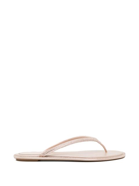 René Caovilla embellished flat sandals - Pink - zdjęcie produktu nr 1