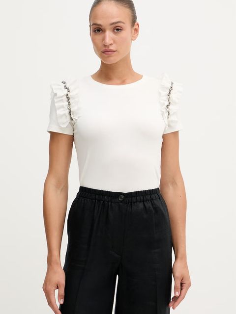 Gaudi T-shirt damski bawełniany z elastanem - zdjęcie produktu nr 1