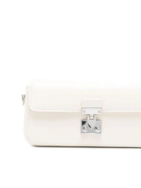 Eleh turn-lock-fastening cross-body bag - White