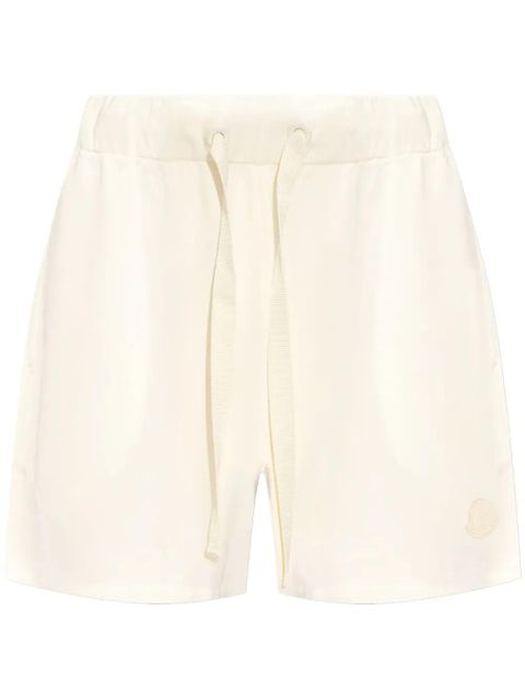 Moncler logo-patch track shorts - White - zdjęcie produktu nr 1