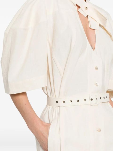 Vivienne Westwood belted loop midi dress - Neutrals