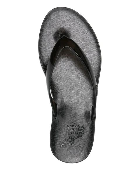 Ancient Greek Sandals translucent-design flip flops - Black