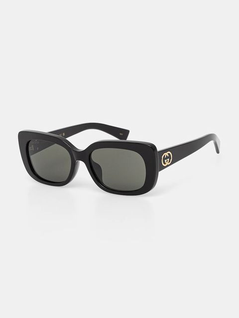 Gucci okulary przeciwsłoneczne damskie kolor czarny GG1979SK