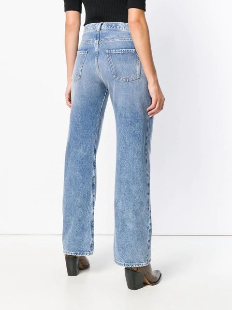 Maison Margiela contrast-pocket straight-leg jeans - Blue - zdjęcie produktu nr 2