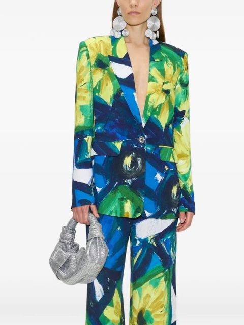 Simon Miller Lennox floral-print blazer - Blue