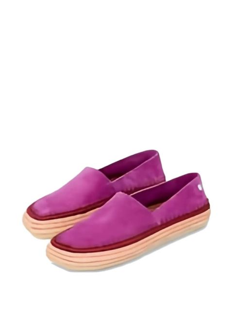 LOEWE Rio raffia-trim espadrilles - Purple - zdjęcie produktu nr 2