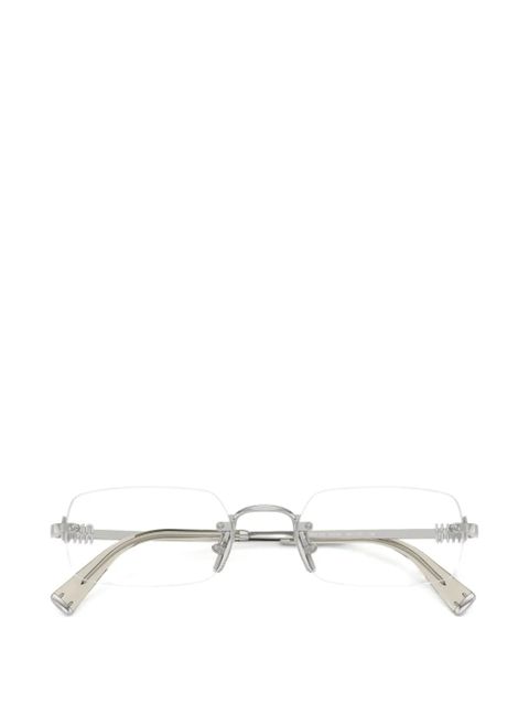 Miu Miu Eyewear rimless glasses - Silver
