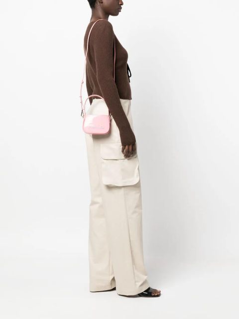 Blumarine crystal-embellished logo tote bag - Pink - zdjęcie produktu nr 2