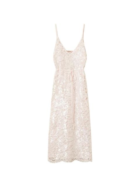 TWINSET sequin-embellished midi dress - Pink - zdjęcie produktu nr 1