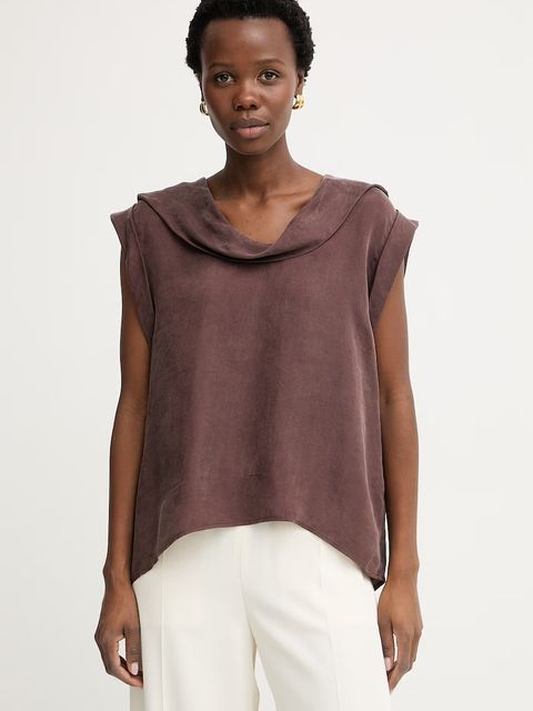 BOSS bluzka damska z lyocellu Bremmi - zdjęcie produktu nr 1