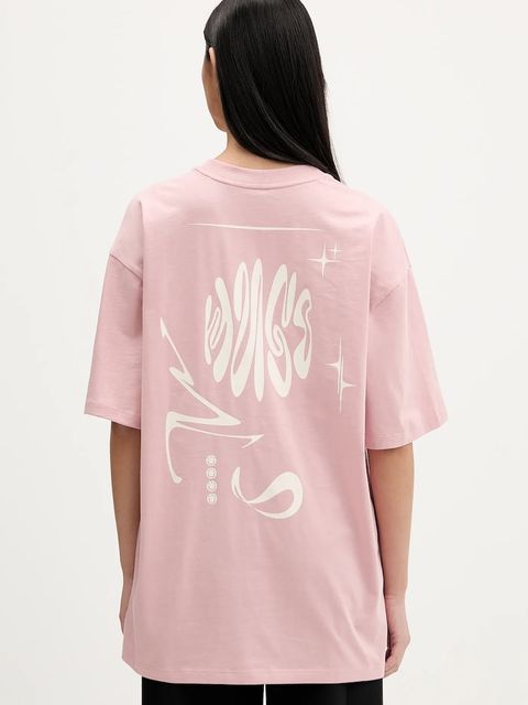 Hugo Blue t-shirt bawełniany damski kolor różowy 50554005 - zdjęcie produktu nr 1