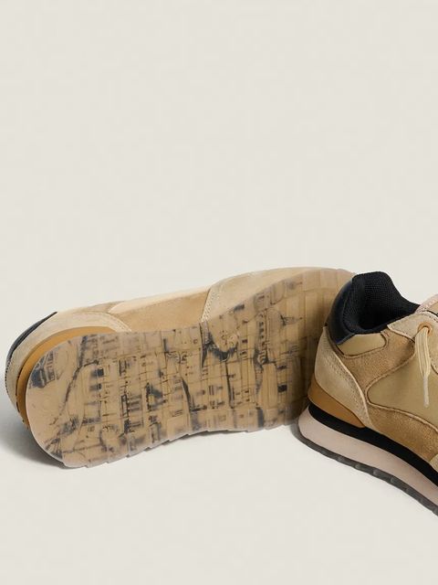 Hoff sneakersy zamszowe CITY TRIESTE damskie kolor żółty 22402012