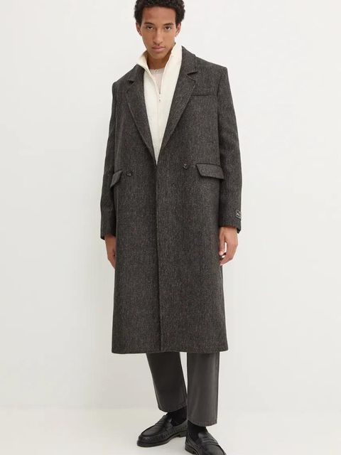 A.P.C. kamizelka blouson sequoia kolor beżowy z aplikacją PSAKA.M02983