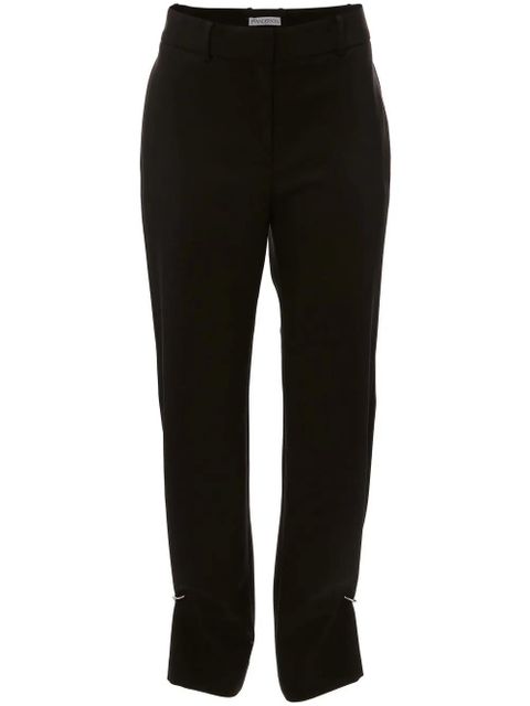 JW Anderson ring detail slim-leg trousers - Black - zdjęcie produktu nr 1