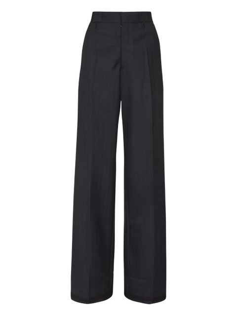 Maison Margiela high-waisted trousers - Black - zdjęcie produktu nr 1
