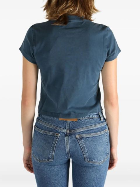 Alexander Wang logo-print short-sleeve T-shirt - Blue