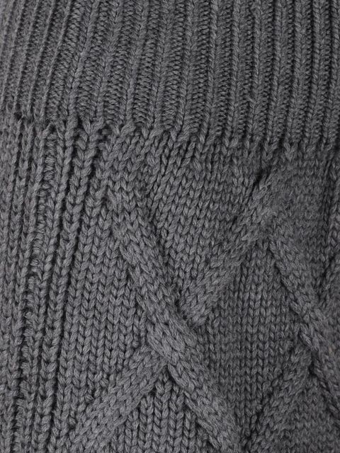 Jil Sander knitted mini skirt - Grey - zdjęcie produktu nr 2