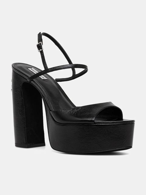 Naked Wolfe sandały skórzane Fire kolor czarny Fire Black Leather - zdjęcie produktu nr 1