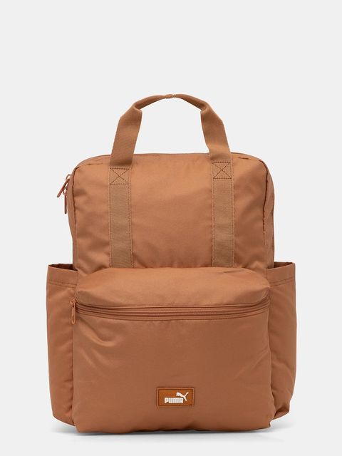 Puma plecak damski kolor brązowy duży gładki 91348 - zdjęcie produktu nr 1