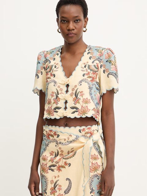 Farm Rio bluzka lniana