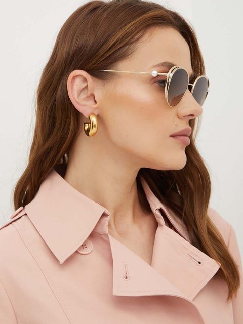 Jimmy Choo okulary przeciwsłoneczne damskie kolor czarny 0JC4003HB - zdjęcie produktu nr 2