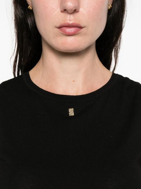 SANDRO sleeveless round-neck tank top - Black