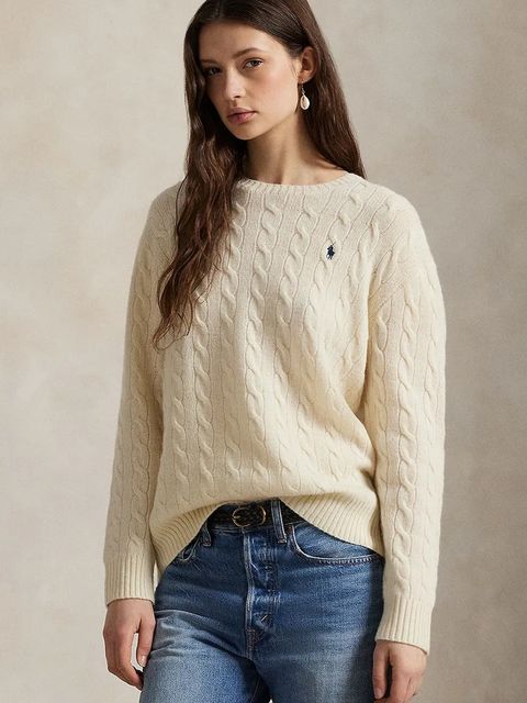 Polo Ralph Lauren sweter damski kolor biały 211972115 - zdjęcie produktu nr 1