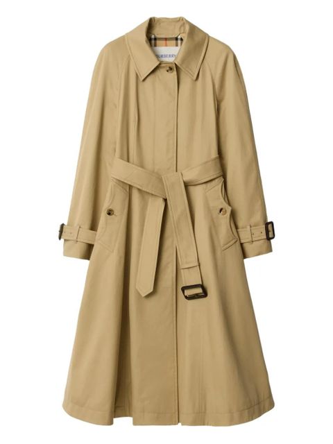 Burberry belted gabardine car coat - Neutrals - zdjęcie produktu nr 1