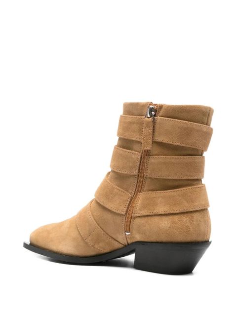 ALOHAS 40mm suede ankle boots - Brown
