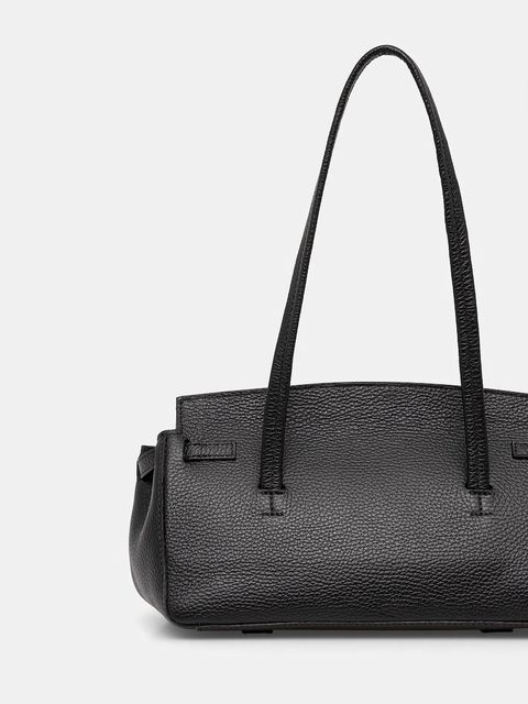 Liviana Conti torebka skórzana kolor czarny A5WA50