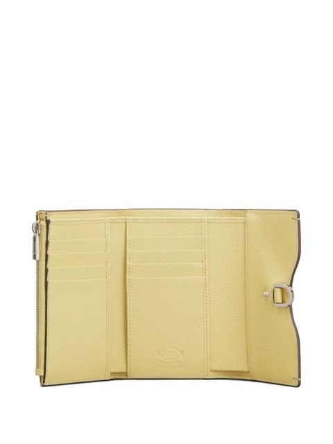 Tod's tri-fold ring wallet - Neutrals