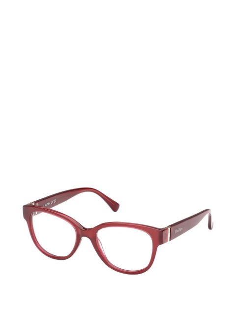 Max Mara Eyewear round-frame glasses - Red - zdjęcie produktu nr 2
