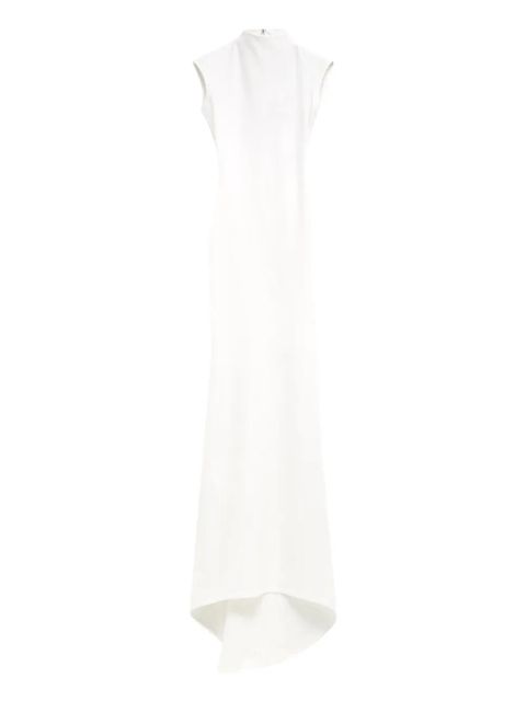 Jacquemus high-neck draped dress - White - zdjęcie produktu nr 1