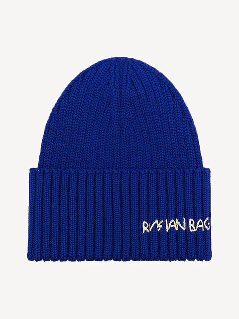 Ruslan Baginskiy czapka z dodatkiem wełny kolor niebieski BN077/088-W - zdjęcie produktu nr 1