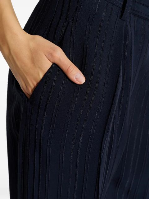 Victoria Beckham pleated trousers - Blue