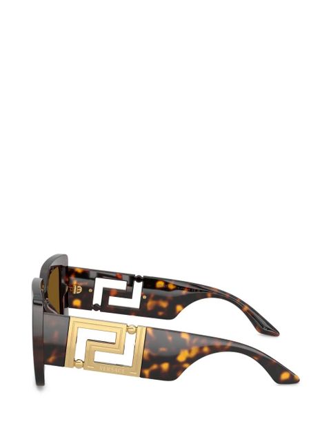 Versace Eyewear square-frame sunglasses - Brown