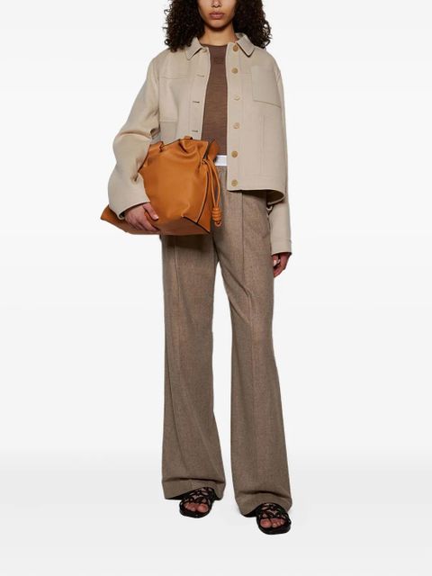 LOEWE logo-embroidered T-shirt - Brown