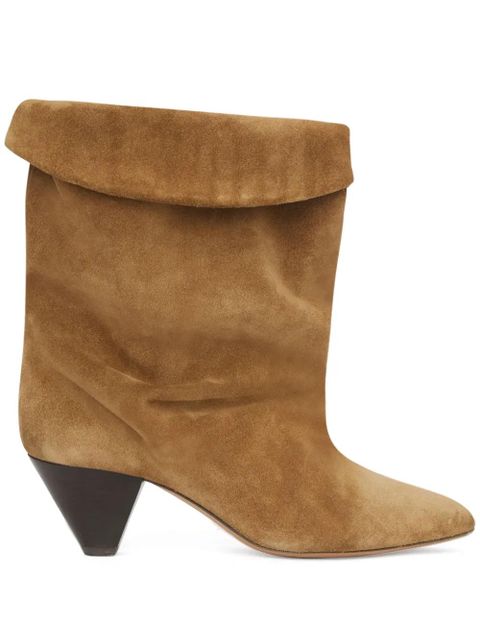 ISABEL MARANT 40mm Ryska suede boots - Brown