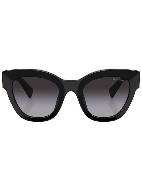 Miu Miu Eyewear cat-eye gradient-lens sunglasses - Black - zdjęcie produktu nr 1