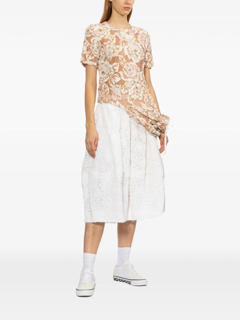 Comme Des Garçons floral-embroidered blouse - Neutrals - zdjęcie produktu nr 2