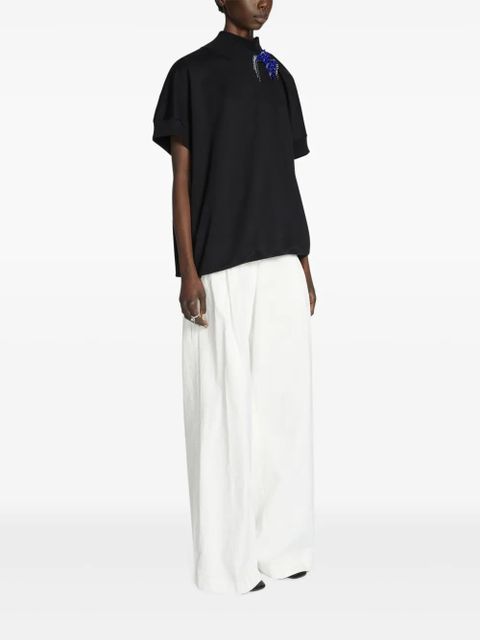 DRIES VAN NOTEN wide-leg trousers - White - zdjęcie produktu nr 2
