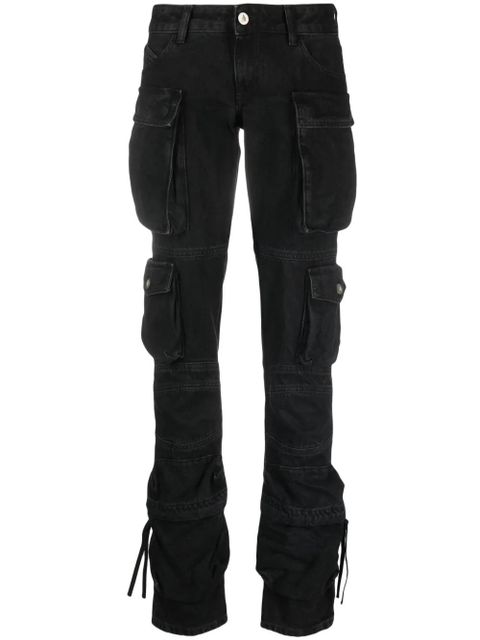 The Attico Essie cargo jeans - Black - zdjęcie produktu nr 1