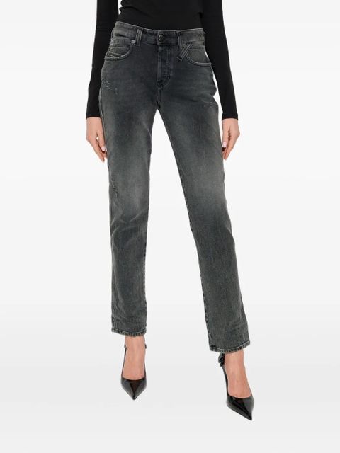 Diesel 1992 D-Jiann distressed-detailed jeans - Grey - zdjęcie produktu nr 2