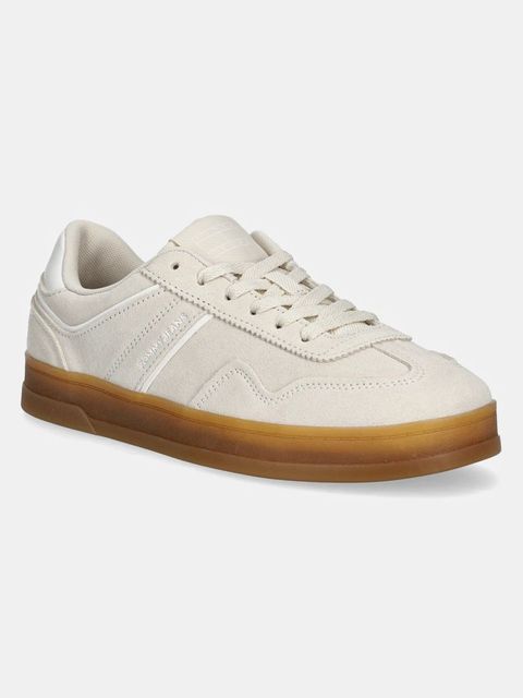 Tommy Jeans sneakersy zamszowe THE GREENWICH SUEDE kolor beżowy EN0EN02696 - zdjęcie produktu nr 1