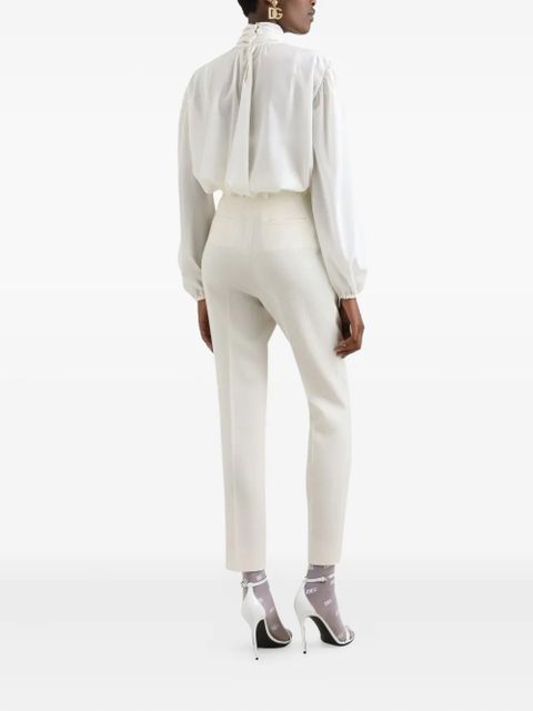 Dolce & Gabbana DNA bow-detailed shirt - White