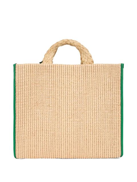 Valentino Garavani braided-handle charm tote bag - Neutrals - zdjęcie produktu nr 2