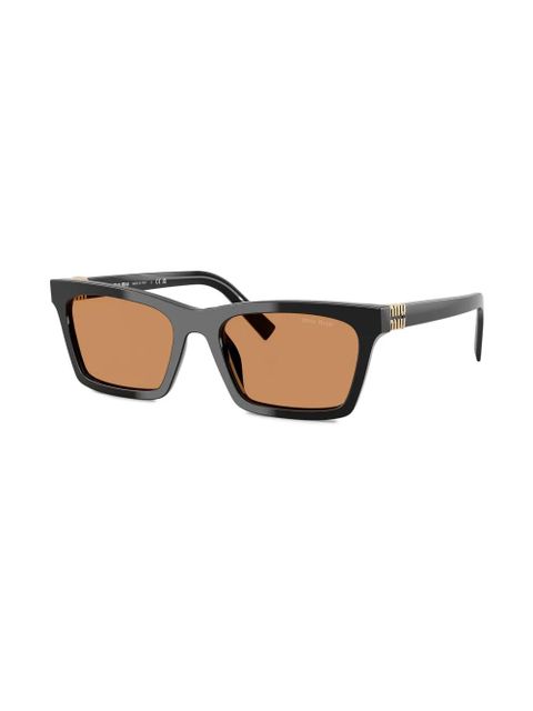 Miu Miu Eyewear square-frame sunglasses - Black - zdjęcie produktu nr 2