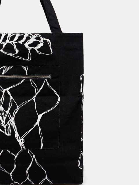 Samsoe Samsoe torebka bawełniana SAPRINT - zdjęcie produktu nr 1