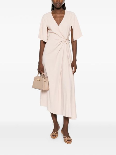 Max Mara ring-detail asymmetric dress - Pink - zdjęcie produktu nr 2