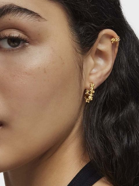 Tous kolczyki ze srebra pokrytego złotem Bold Bear 1004194800